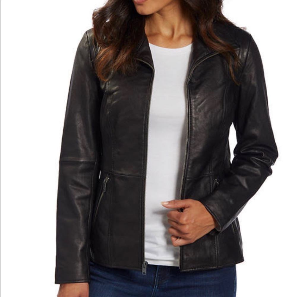 Marc york by Andrew york women’s leather jacket
